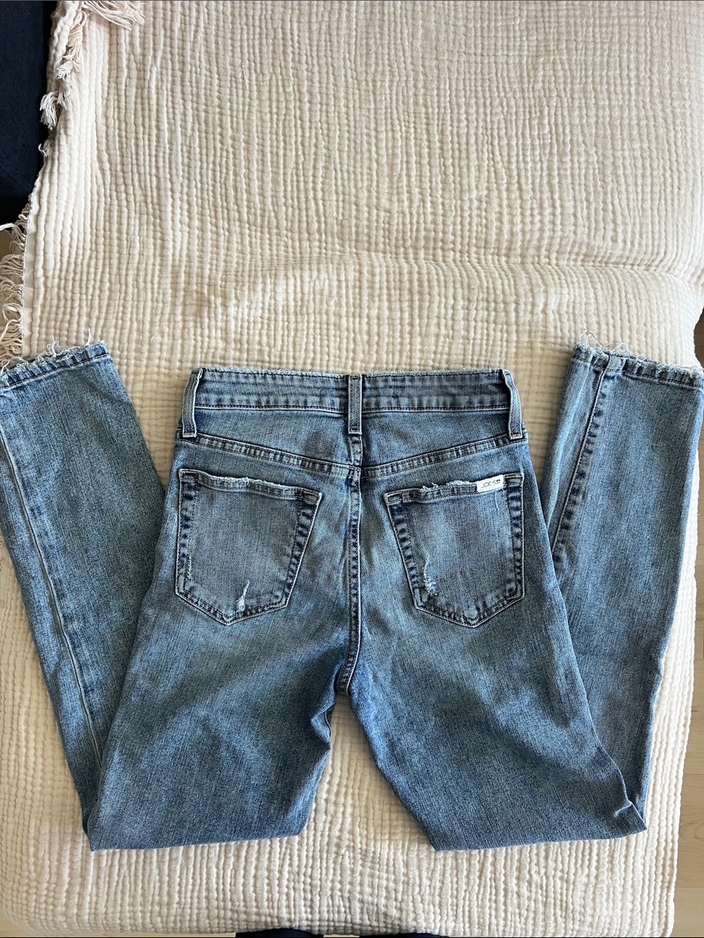 Joe's Jeans Light Blue High-Rise Denim Jeans - Picture 2 of 13